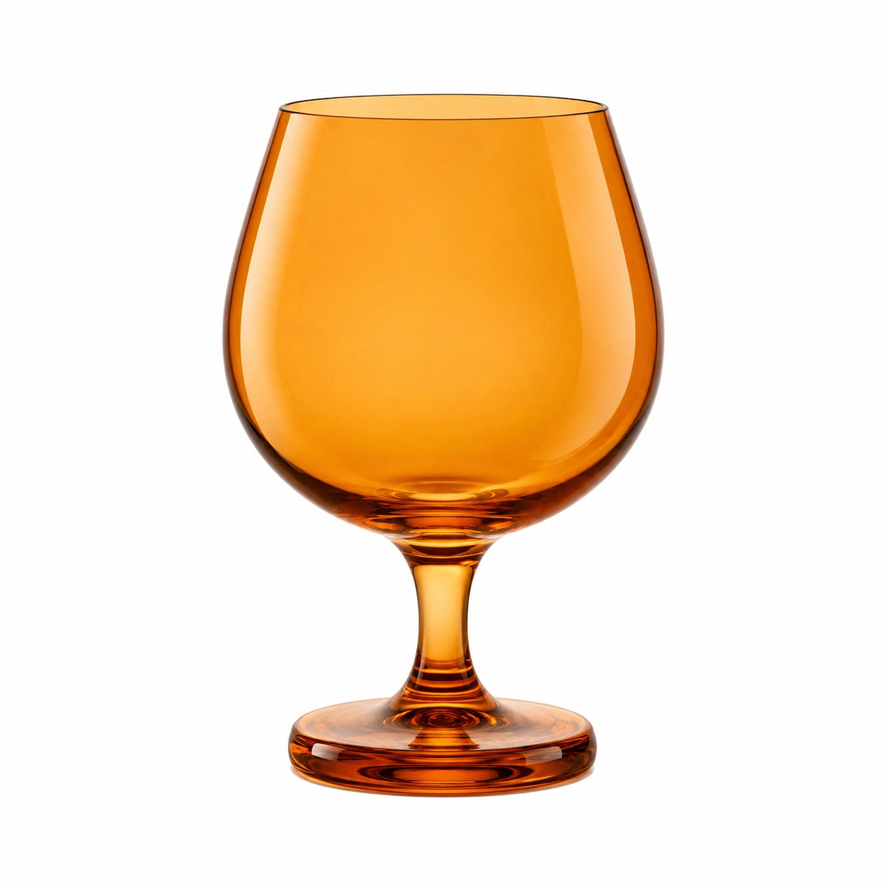 Weinglas aus Kristall, bernsteinfarben, 350 ml